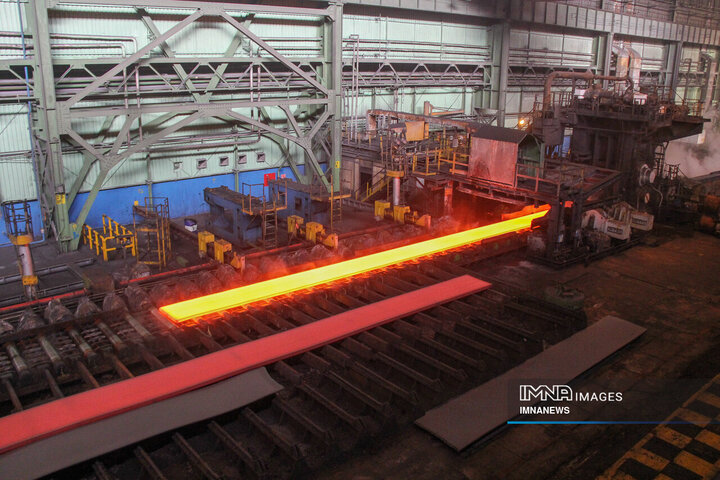 Isfahan's Mobarakeh Steel Company claimed historic output of semi-finished steel   