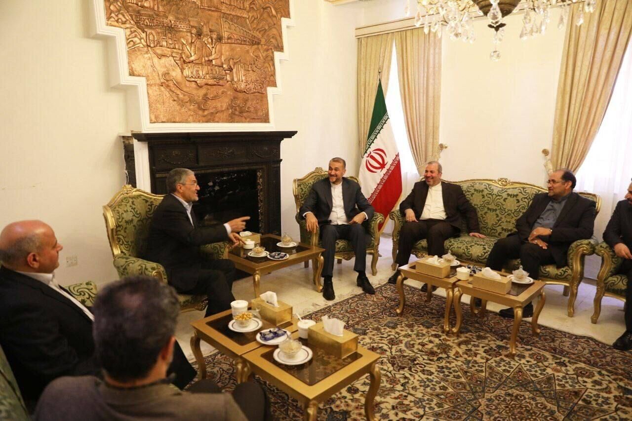 دیدار رئیس حزب اسلامی عراق با امیرعبداللهیان