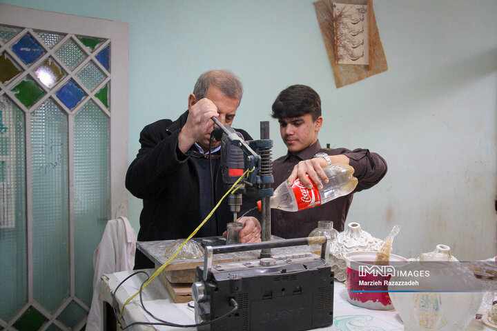 نقش بر بلور