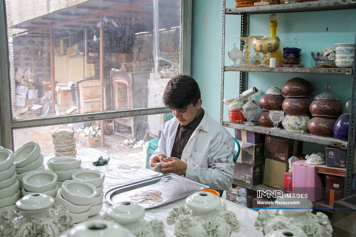 نقش بر بلور