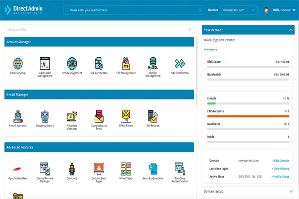 دایرکت ادمین چیست؟ آشنایی با پنل دایرکت ادمین و نحوه استفاده از آن