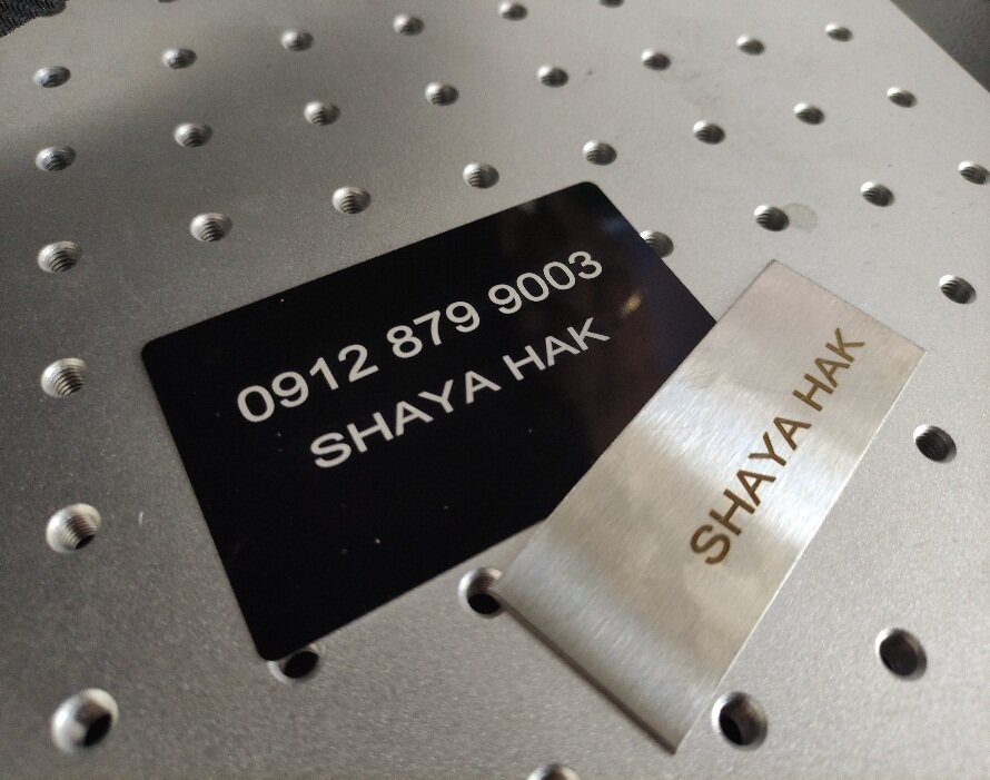 حکاکی لیزری فلز