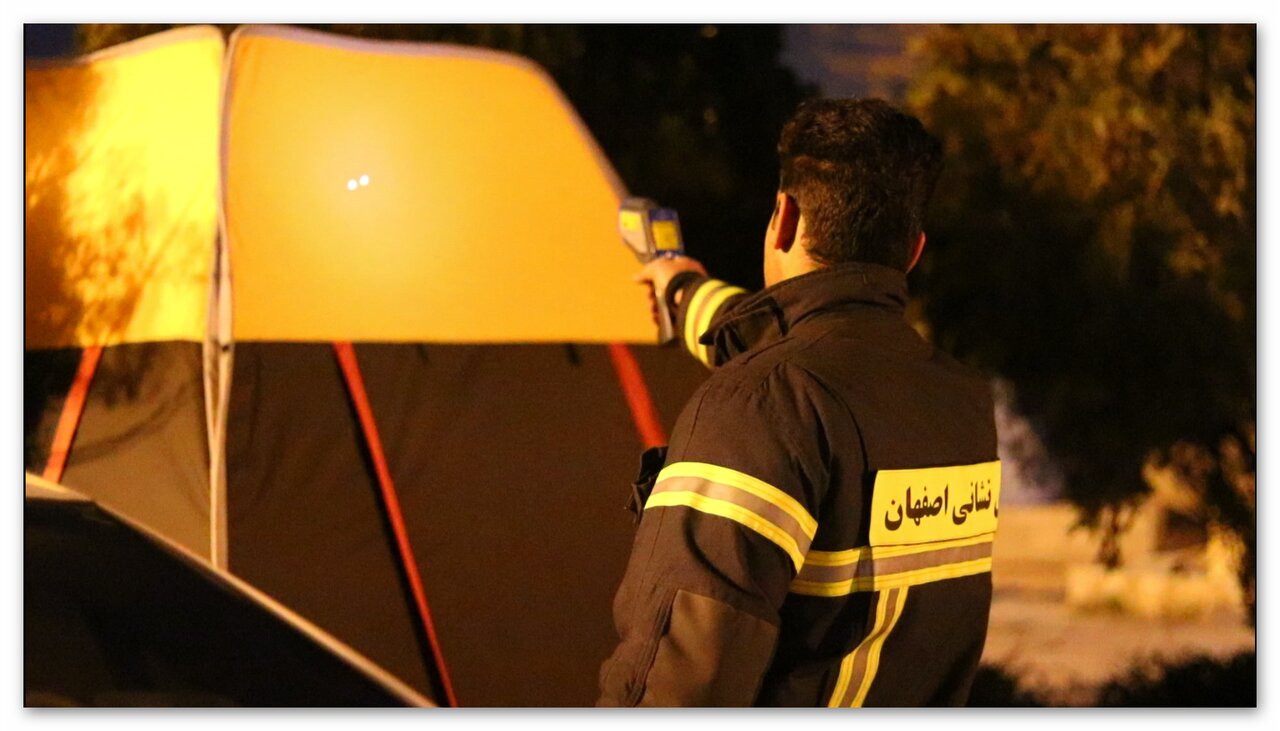 خارج کردن ۲۰۵ کپسول گاز پیک‌نیک از چادر مسافران در اصفهان