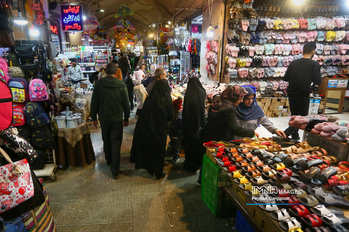 بازار اصفهان در آستانه عید نوروز