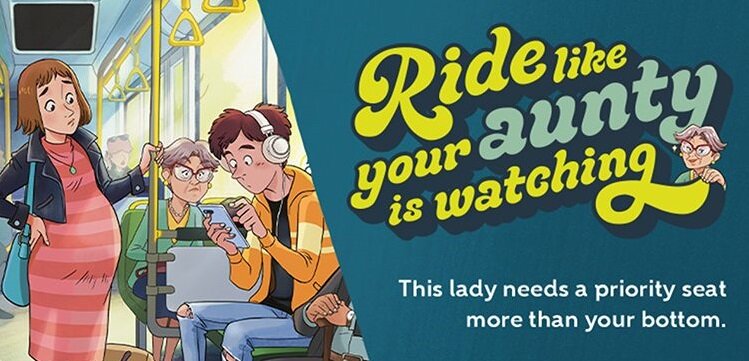 ابتکار جالب ولینگتون برای بهبود رفتار کاربران حملونقل عمومی