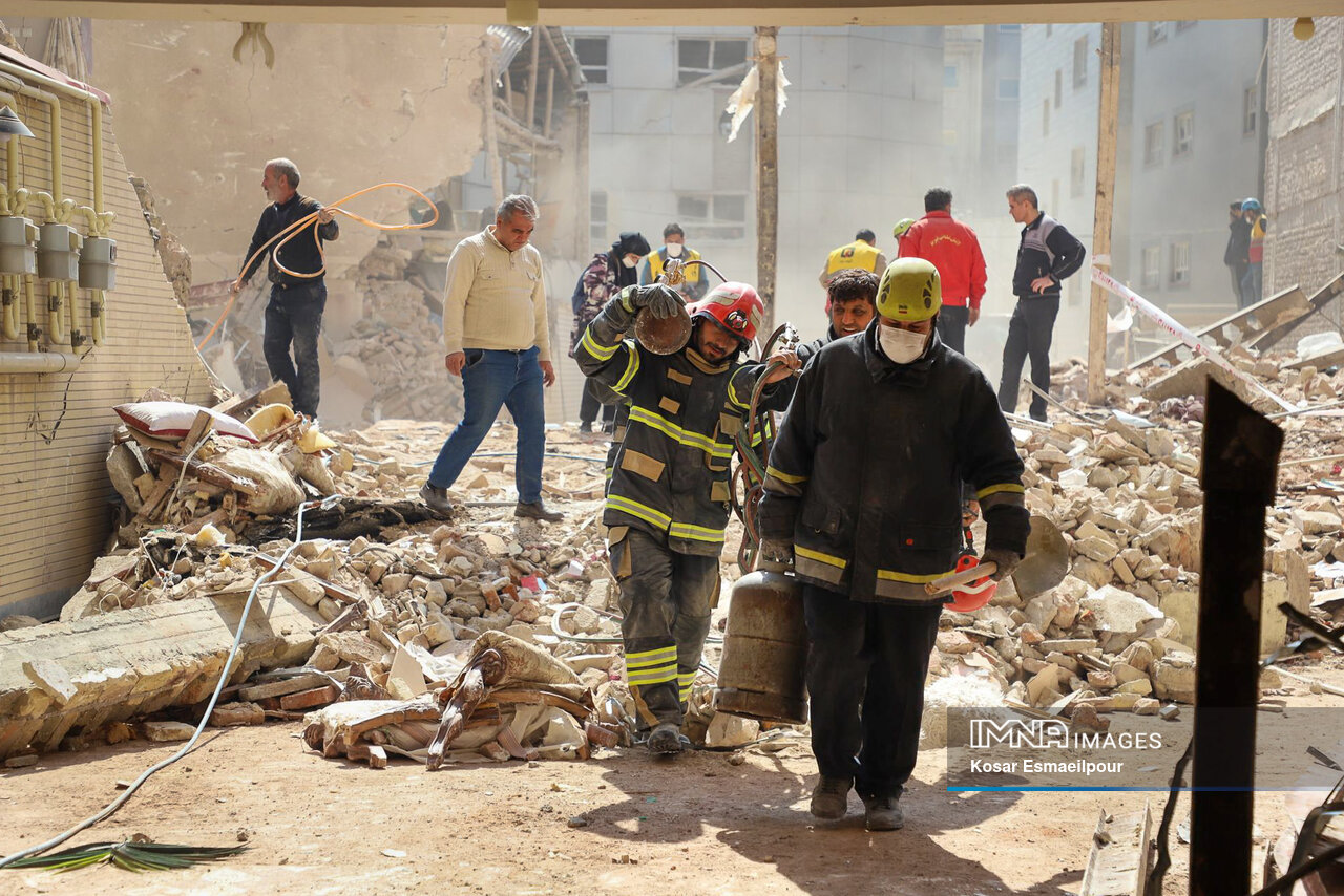 دو کشته و یک مصدوم در پی انفجار کسپول اکسیژن و تخریک منزل در اهواز