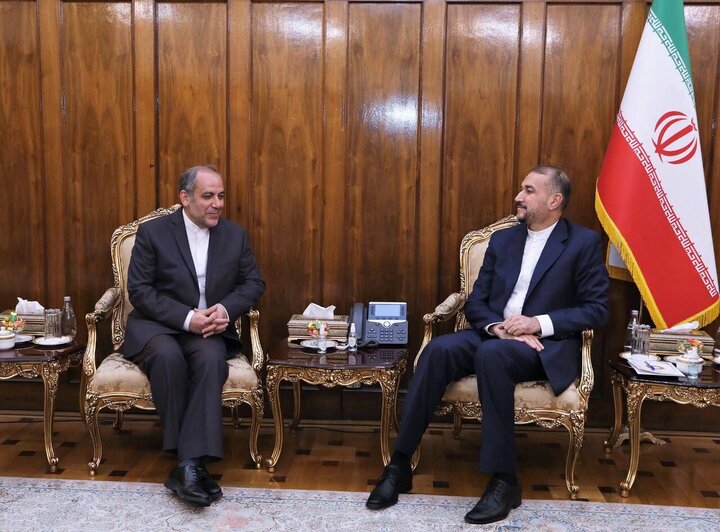 دیدار سفیر جدید ایران در قزاقستان با امیرعبداللهیان