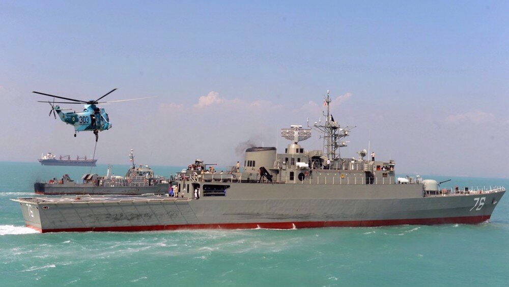 Iran, Russia and China launch naval exercises in n Sea of Oman