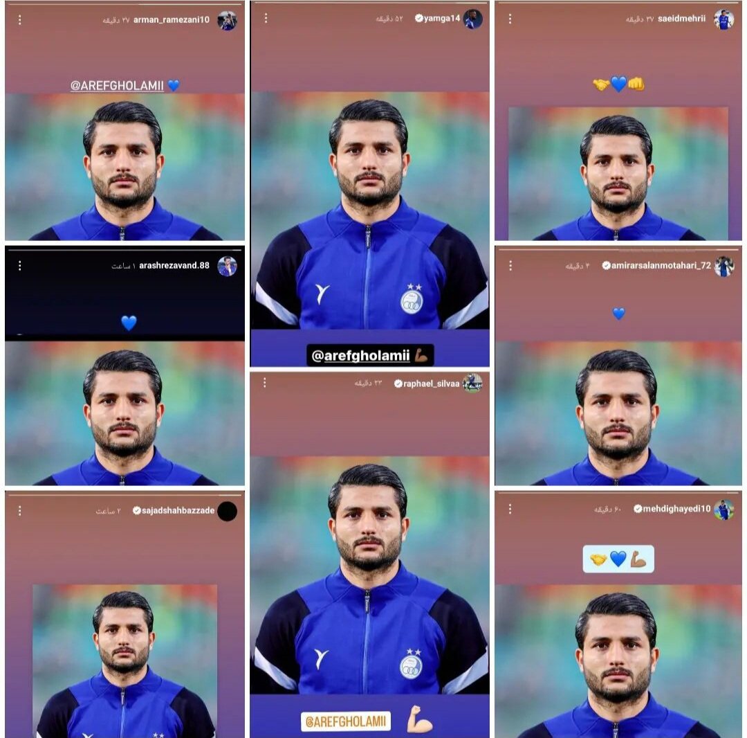 بازیکنان استقلال همچنان علیه مدیریت/ جریمهکردن عارف غلامی درست نبود +عکس