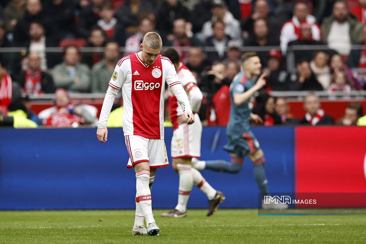 آژاکس ۲ _ فاینورد ۳ /امضای یاران علیرضا جهانبخش پای قهرمانی لیگ؟