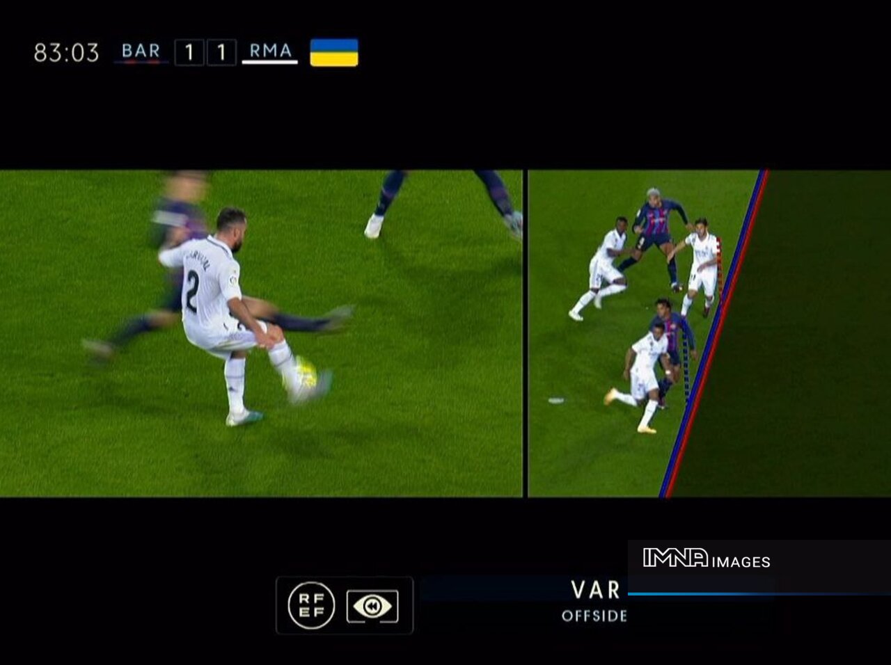 بارسلونا ۲ _ رئالمادرید ۱ / مُهر قهرمانی بارسا بر قهرمانی لالیگا با کامبک در الکلاسیکو