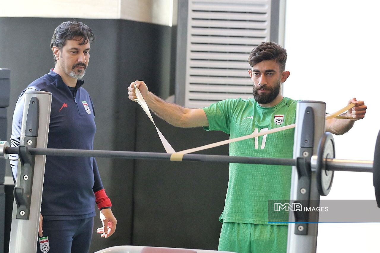 پیگیری تمرینات تیم ملی فوتبال زیر نظر قلعهنویی +عکس