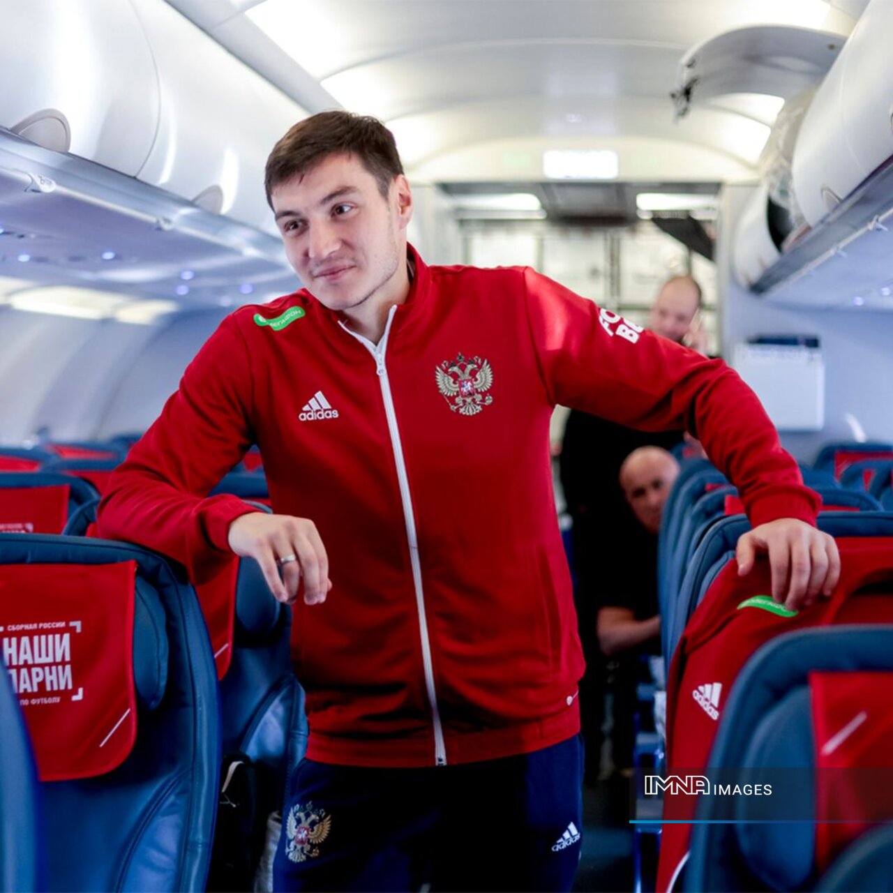 کاروان تیم ملی فوتبال روسیه جهت دیدار دوستانه با ایران وارد تهران شد+ فیلم