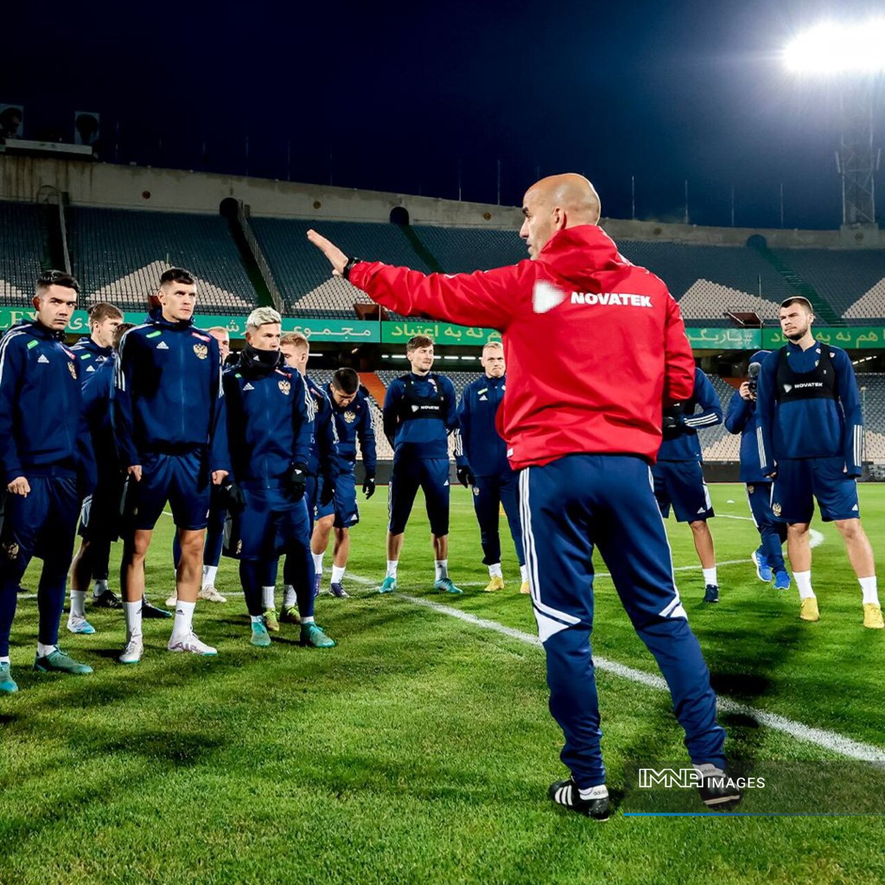 تمرین بازیکنان تیم ملی روسیه در ورزشگاه آزادی پیش از تقابل با ایران + عکس و فیلم