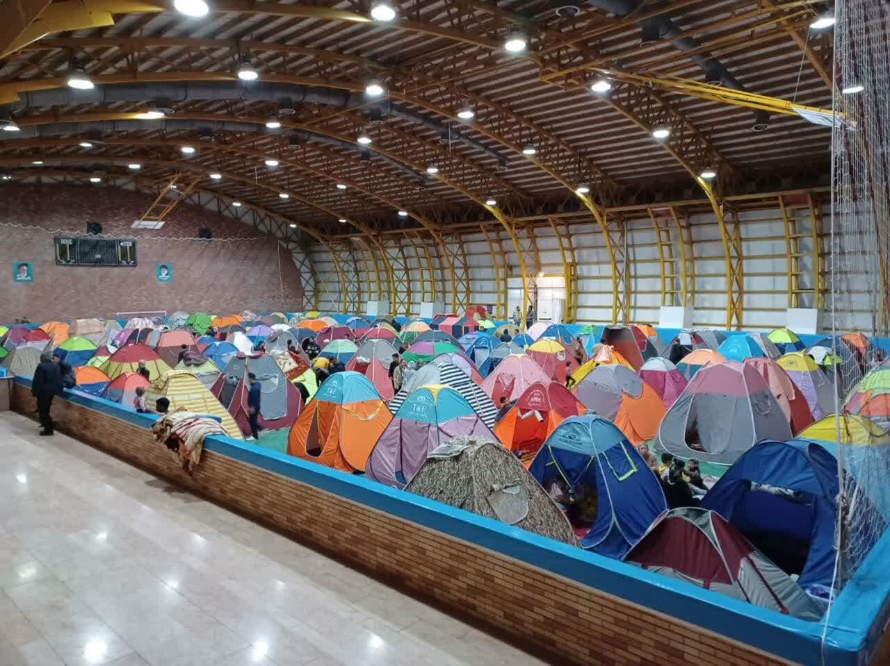 بیش از ۳۷۰ چادر مسافر در ورزشگاه شهید عباسپور اصفهان برپا شد