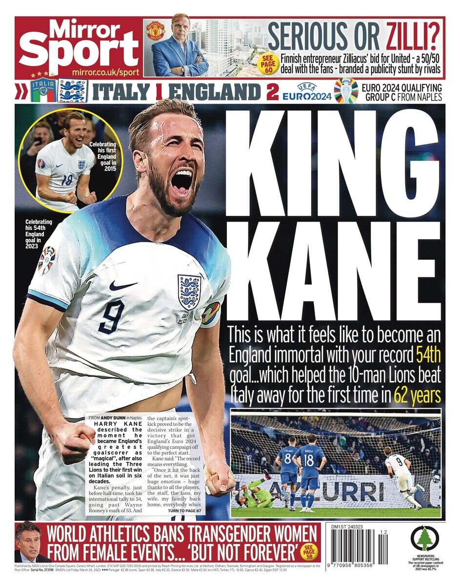 پرونده جنجالی فساد بارسلونا / رکوردشکنی هری کین در شب پیروزی برابر ایتالیا