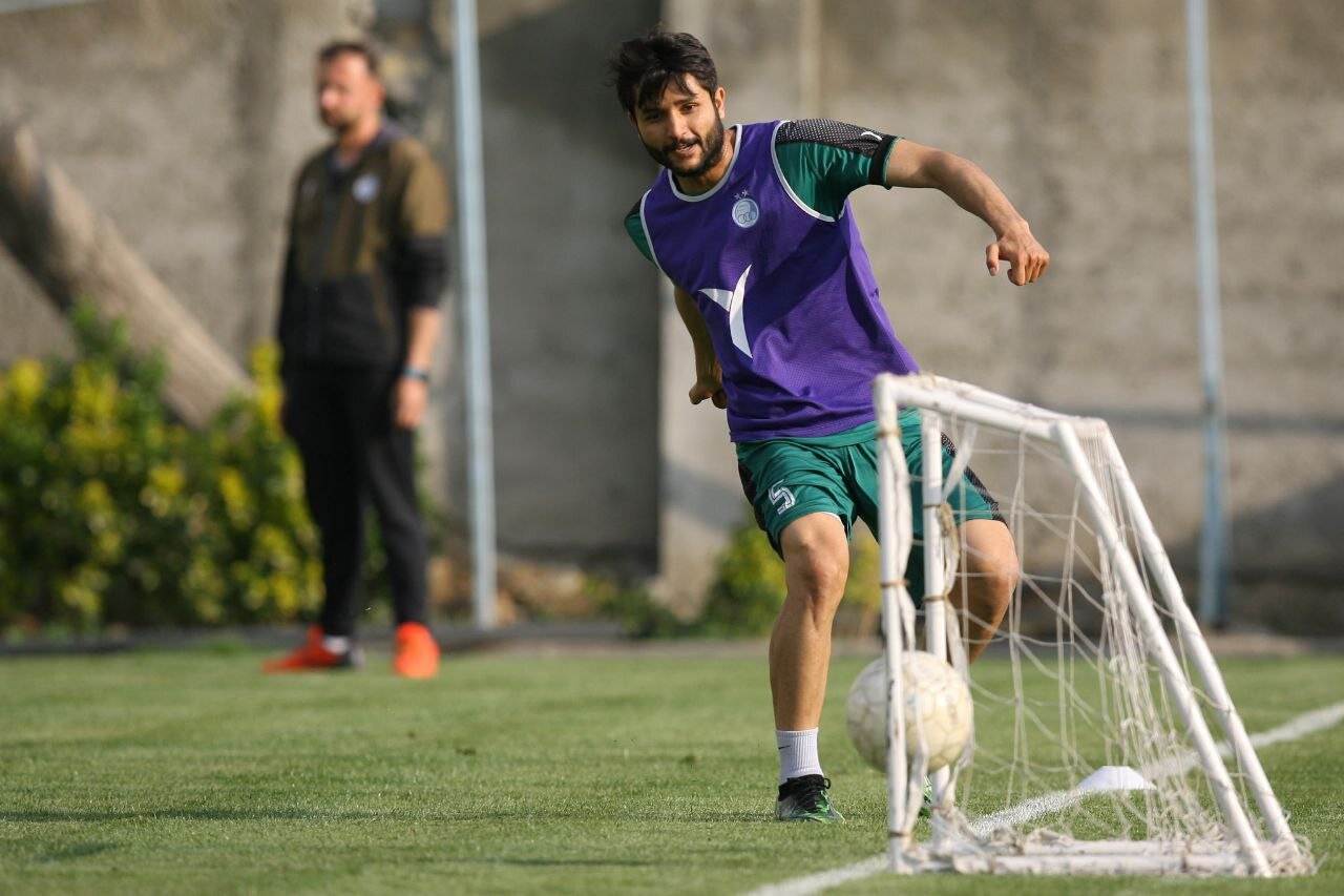 گلزنی غلامی پیش از شروع دوباره با استقلال! +عکس