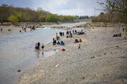 افزایش میزان حجم آب زاینده‌رود/ مردم از نزدیک شدن به ‌رودخانه بپرهیزند