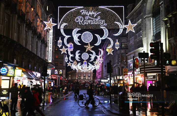 تزئین خیابانی در لندن به مناسبت ماه رمضان