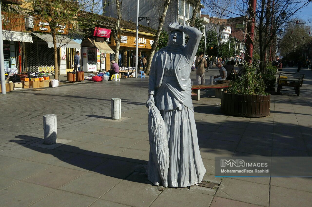 حالوهوای نوروز در پیادهراه رشت