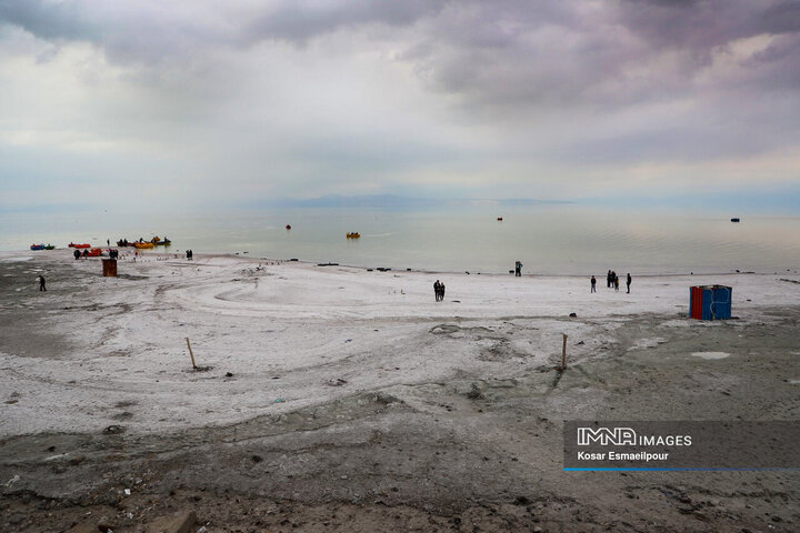 افزایش ۱۳ سانتی متری تراز دریاچه ارومیه