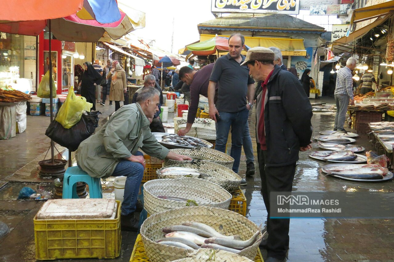 حالوهوای نوروز در بازار سنتی رشت