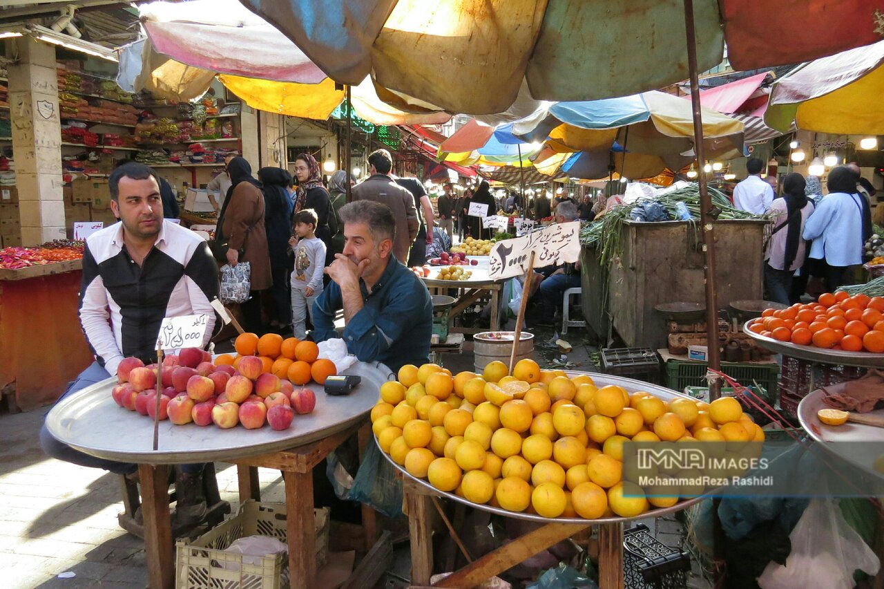 حالوهوای نوروز در بازار سنتی رشت