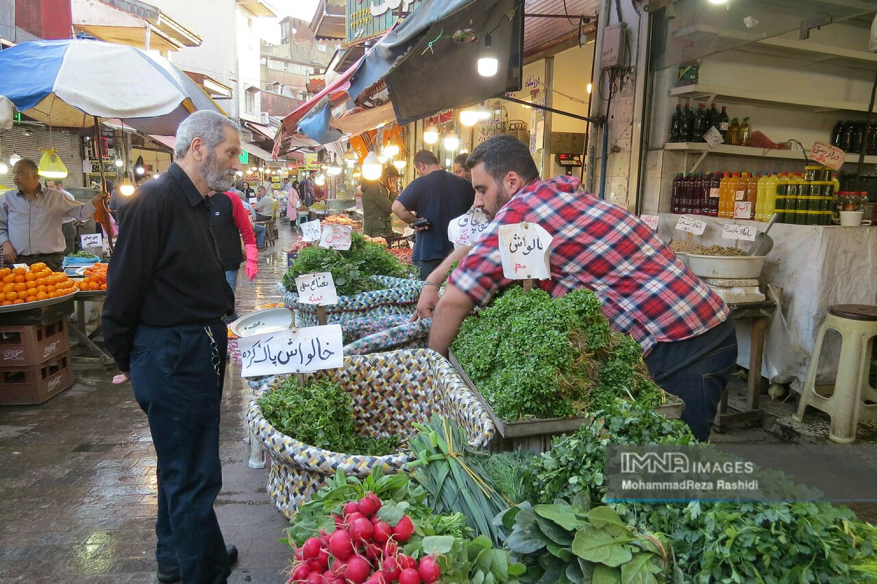 حالوهوای نوروز در بازار سنتی رشت