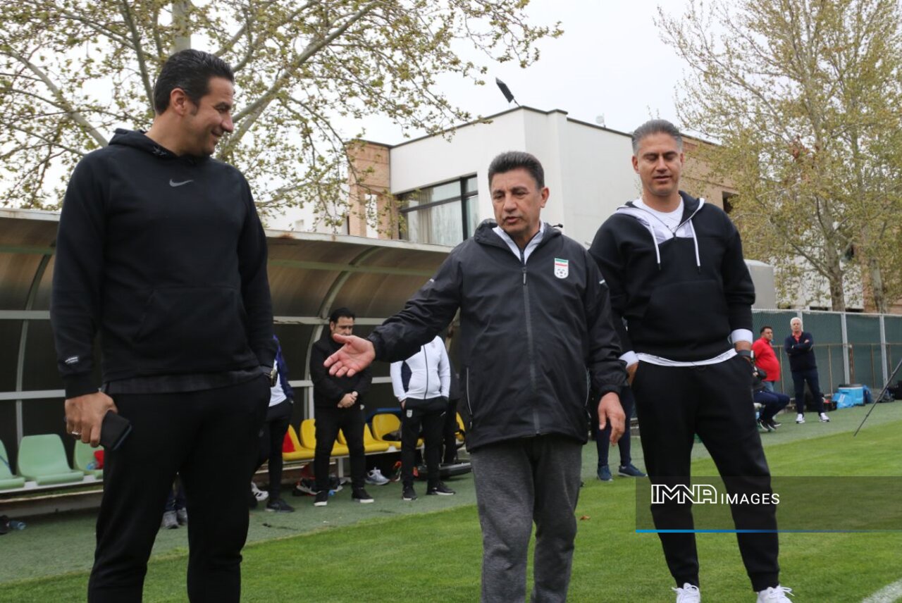 پیگیری تمرینات شاگردان قلعهنویی در مرکز ملی فوتبال با حضور مربیان لیگبرتری