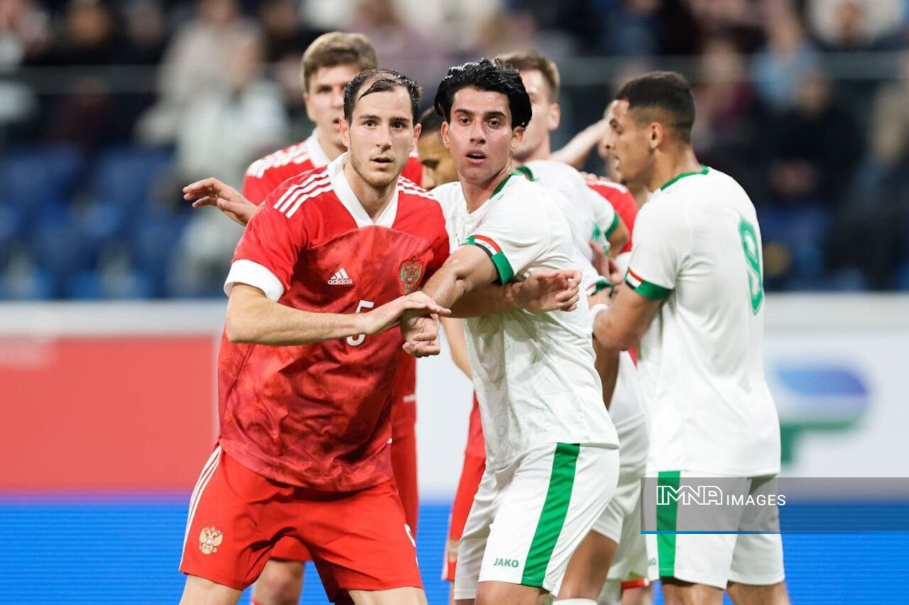 روسیه ۲ _ عراق ۰ / برتری بیدردسر روسها در نخستین بازی خانگی پس از ۱۶ ماه