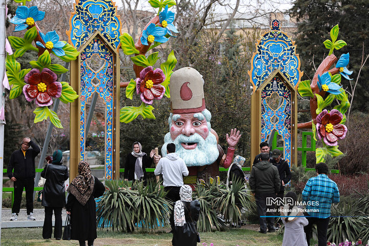 المان‌های نوروزی شهر همدان