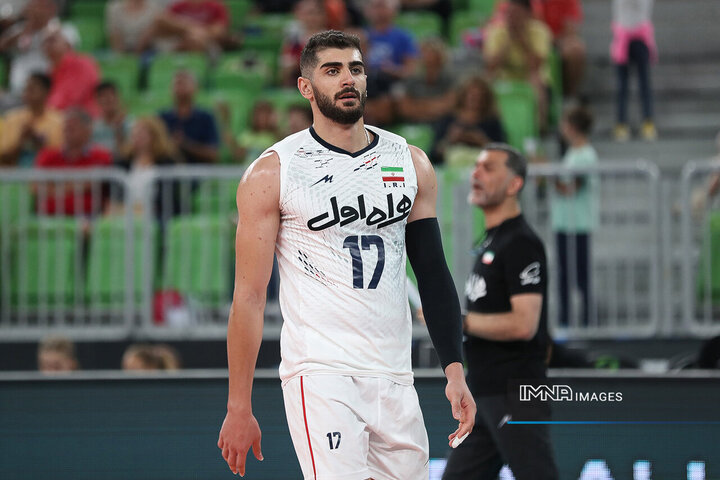امین اسماعیل نژاد بهترین بازیکن دیدار ایران و آمریکا شد