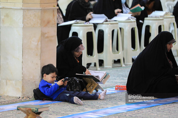 مراسم ترتیل‌خوانی قرآن کریم در همدان