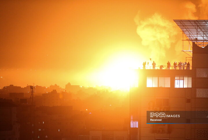 انفجارهای متعدد در نوار غزه