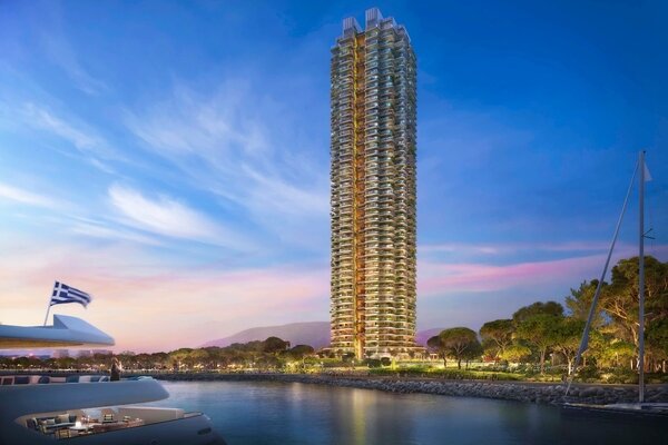 رونمایی از مرتفعترین آسمانخراش یونان