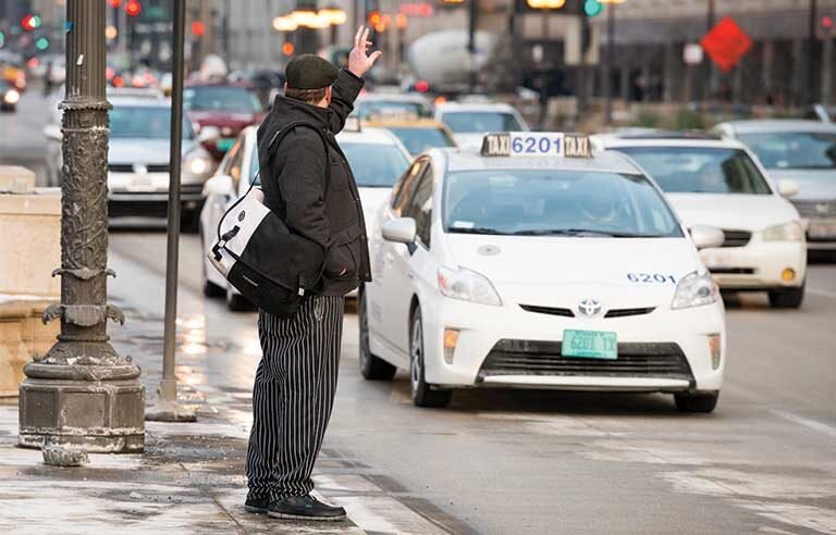 بهبود خدمات حمل‌ونقل عمومی با ادغام تاکسی‌های اینترنتی شهر آمریکایی