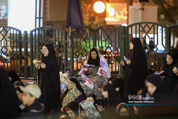 مراسم احیای شب نوزدهم ماه رمضان در همدان