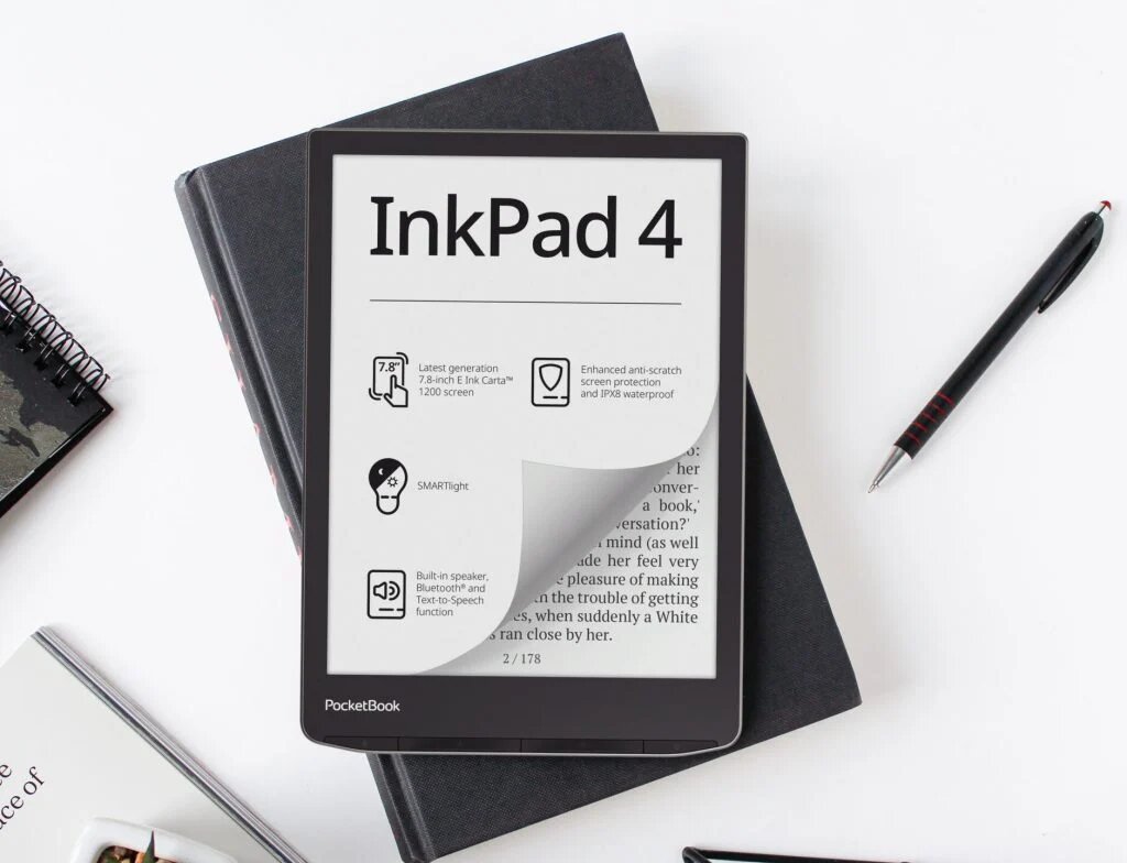 کتابخوان الکترونیکی Pocketbook InkPad 4 با چه قیمتی عرضه می‌شود؟