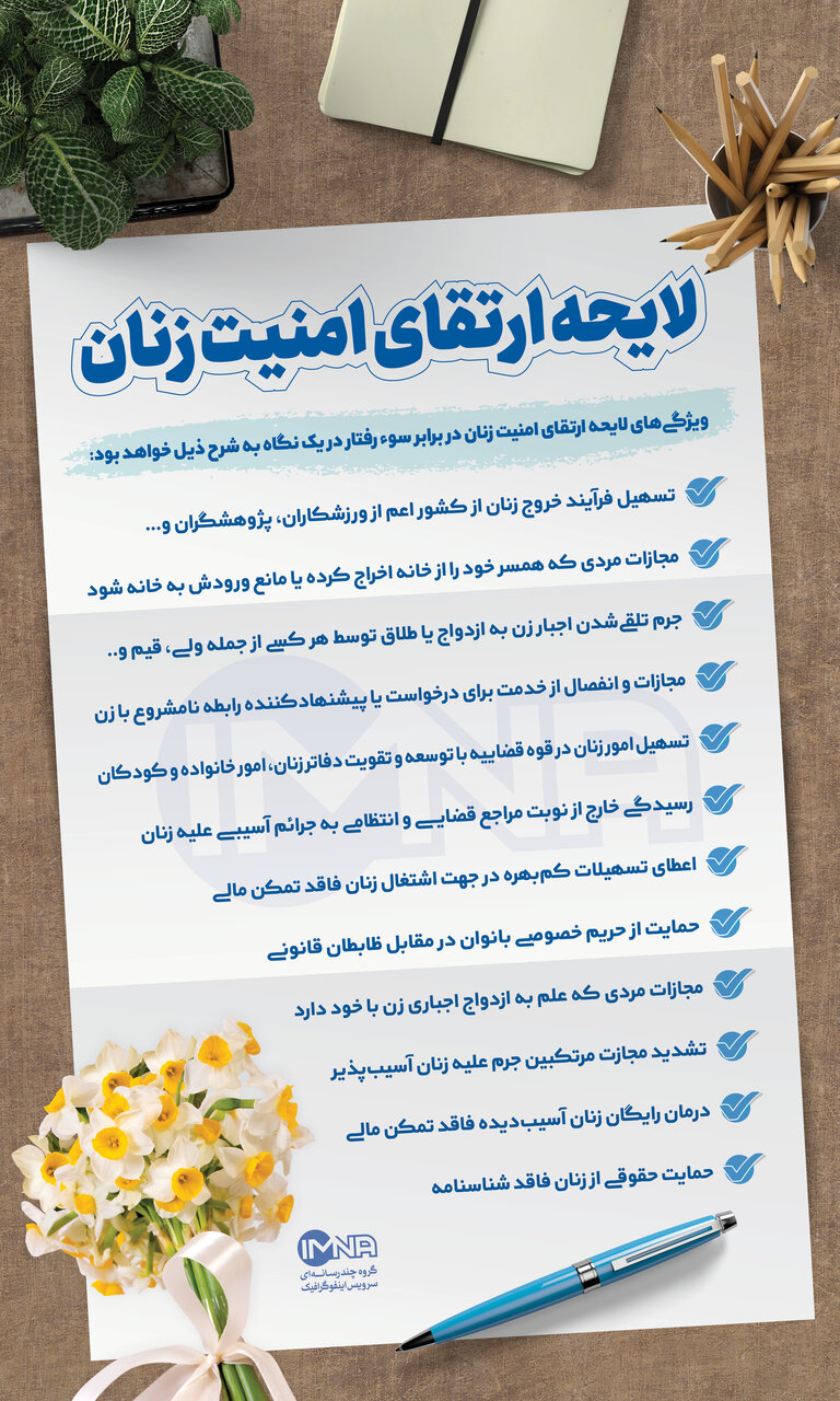 لایحه ارتقای امنیت زنان در یک نگاه