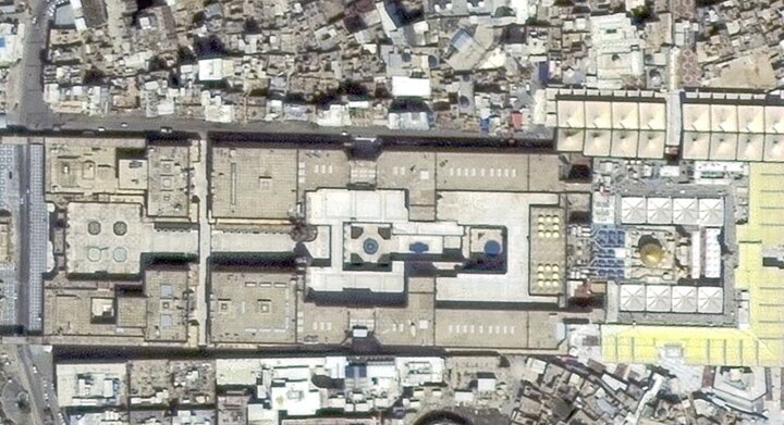 انتشار اولین تصویر ماهواره‌ «خیام» از حرم مطهر امیرالمومنین (ع)