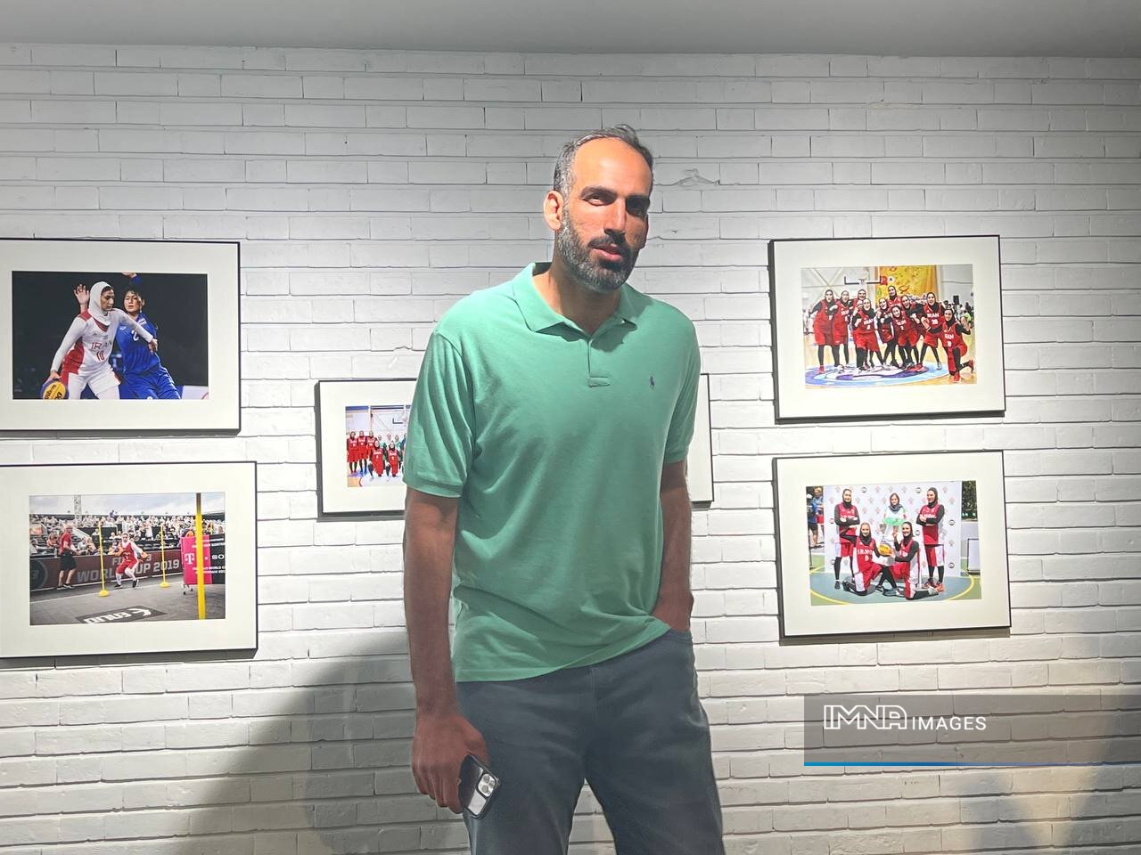 حامد حدادی میهمان ویژه دیدار بسکتبال ذوبآهن و نفت عراق در سوپرلیگ غربآسیا +عکس