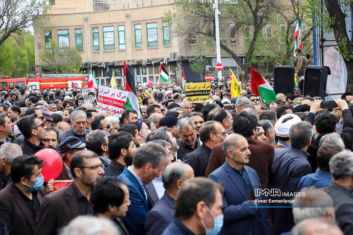 راهپیمایی روز قدس در تبریز