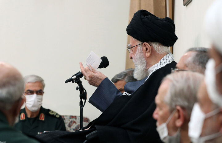 دیدار فرماندهان و مسئولان ارشد نیروهای مسلح با رهبر معظم انقلاب