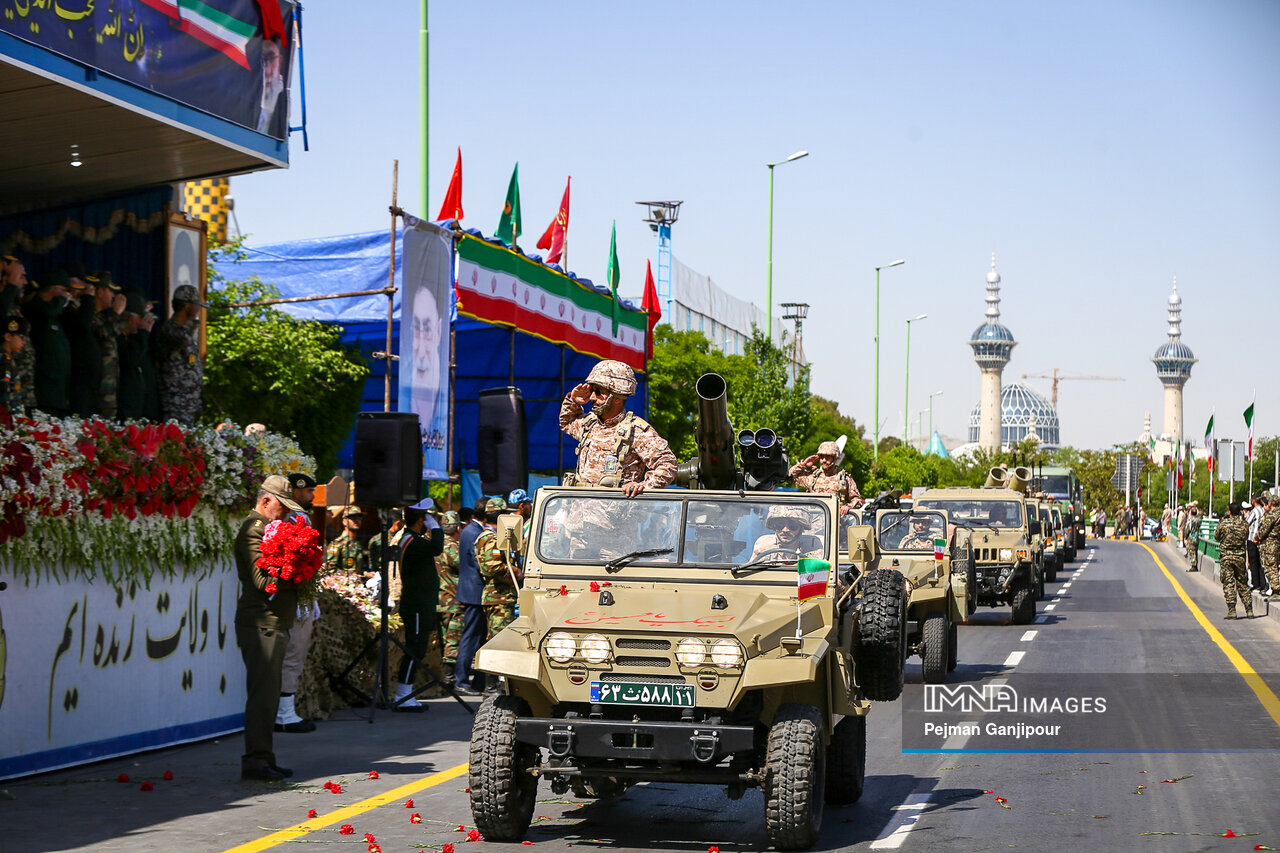رژه روز ارتش در اصفهان