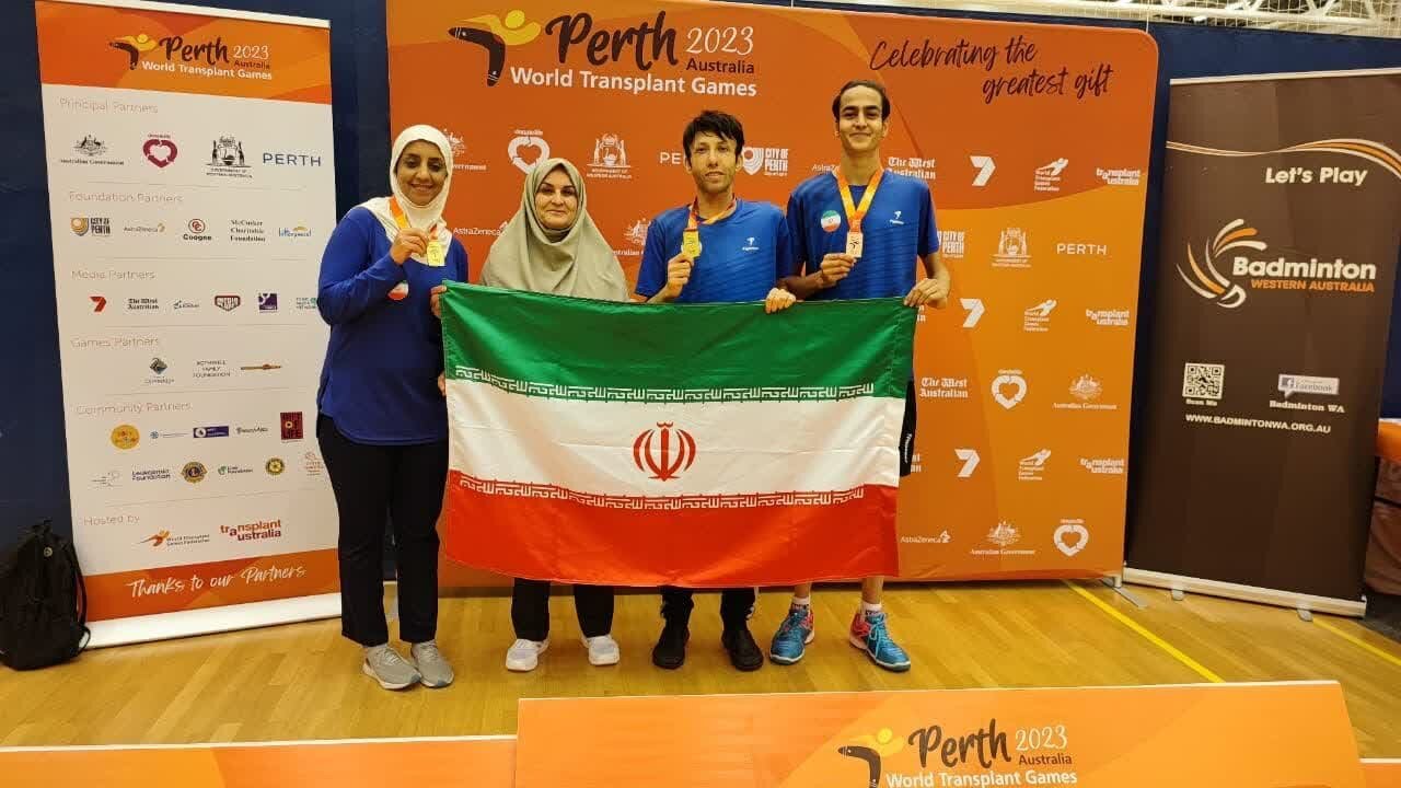 کسب مدالهای رنگین از مسابقات بدمینتون جهانی پیوند اعضا+عکس