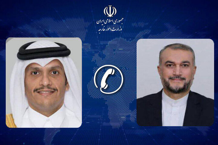 گفت‌وگوی تلفنی امیرعبداللهیان با همتای قطری
