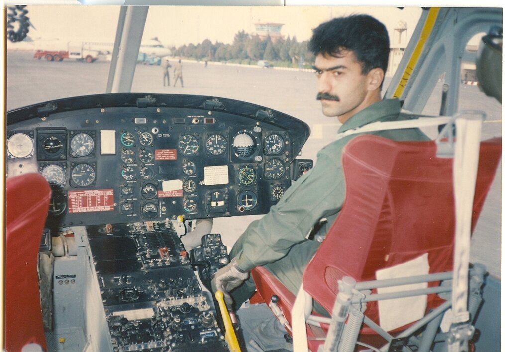 خلبانی که شوق آموختن داشت