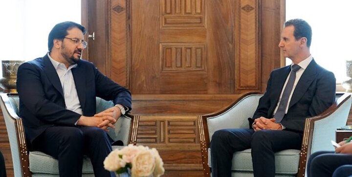 بذرپاش با رئیس‌جمهور سوریه دیدار کرد