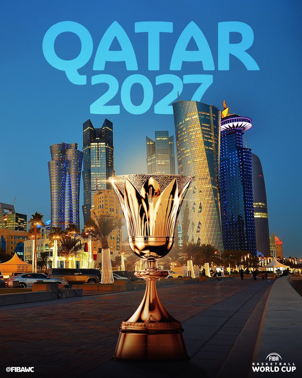 قطر میزبان جام‌جهانی ۲۰۲۷ بسکتبال شد!