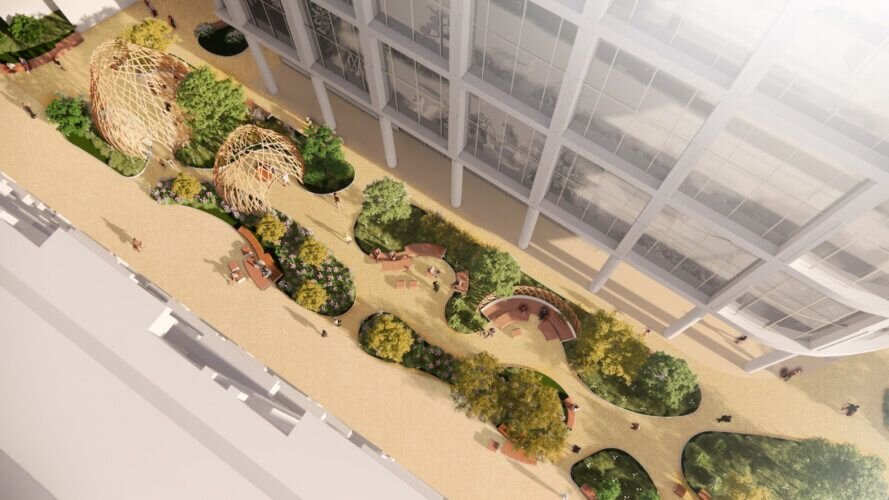 لندن، میزبان پارکی با زیرساختهای چوبی